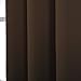 NICETOWN Blackout Curtains Panels for Window - Triple Weave Energy Saving Thermal Insulated Solid Grommet Blackout Drapes for Kitchen (1 Pair, 52 inches by 63 Inch, Toffee Brown)