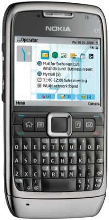 Amazon Com Nokia E71 Desbloqueado Telefono Celular Con Camara De 3 2 Mp International 3 G Media Player Gps Wifi Ranura Microsd Version Internacional Con Garantia Gris
