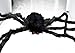 XONOR 4.9ft Long Plush Spider for Halloween Decoration (Spider Black)