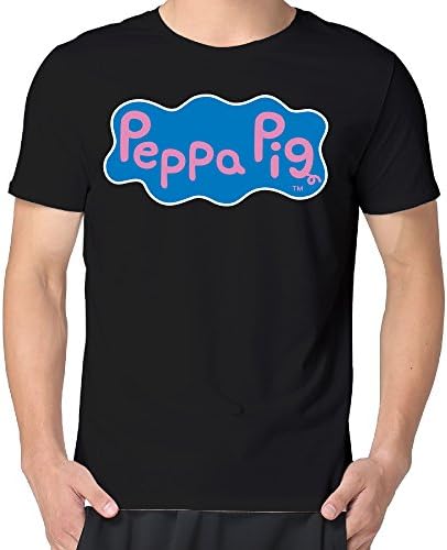 Men Peppa Pig Logo Short Sleeve Personalized T Shirts
