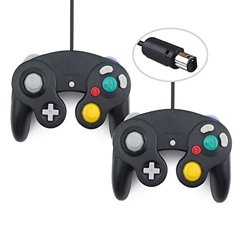 Gamecube Controller, 2 Packs Classic Wired Controllers Compatible for Wii Nintendo Gamecube
