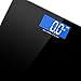 400lb / 180kg Digital Body Weight Bathroom Scale with Step-On Technology and Tempered Right Angle Glass Balance Platform