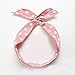 Tovip 9 Pieces Multicolor Twist Bow Wire Headbands Wrap Hair Accessory Hairbands for Women and Girls (Random Color)