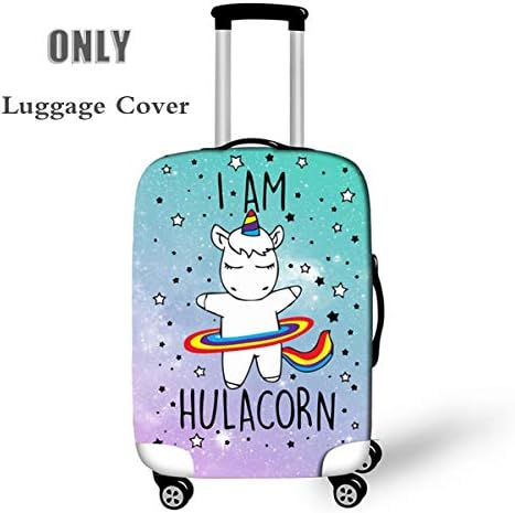 Osvino Cartoon Travel Luggage Cover Cute Unicorn Suitcase Protector Wear Resistant Washable Fits 18 28 Inches Unicorn A S For 18 20 Suitcase Amazon Com Au Fashion