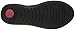 FitFlop Women's F-Sporty Suede Ballerinas Ballet Flat, Black Glimmer, 8 M US