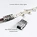 Alightings LED Connector for 4Pin 5050 RGB Waterproof LED Strip Lights- Strip to Wire Quick Connection, 20 - 18 AWG Wire No Stripping