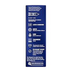 Durex Condom Prolong Natural Latex Condoms, 12