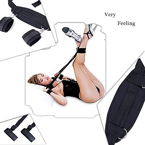 Adjustable Nylon HandCūff Strong and Durable Fur Hand Cuffs Multifunctional Bangle for Women, Men - Super Soft Comfortable Set - Thumbnail 3