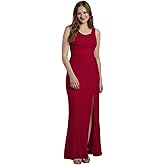 David's Bridal Mesh Cowl Neck Ruched A-Line Dress