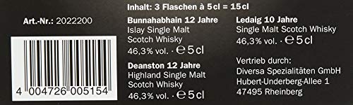 Ledaig Single Malt Miniaturenset - Eine schottische Whiskyreise - Bunnahabhain, Deanston und Ledaig (3 x 0,05 l) – Bild 6