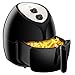 SUPER DEAL 5.8 Quarts Extra Large Air Fryer XL with Recipes & CookBook, Temperature Control, Non-stick Detachable Dishwashable Basket, Accurate Manual dials, Auto Shut off, 5.5 L Capacity