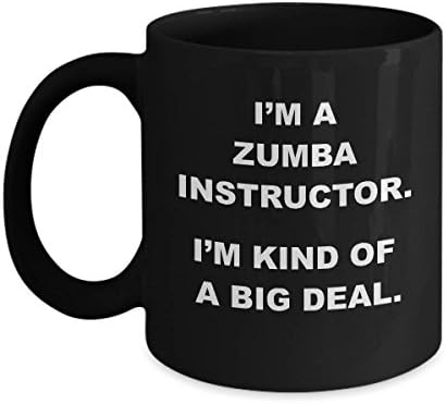 PAVULI - Big Deal ZUMBA INSTRUCTOR Mug - Gifts for Zumba Instructors, Funny Zumba Instructor Mug, Zumba Teacher Gifts, Zumba Instructor Coffee Mug MUG 15oz