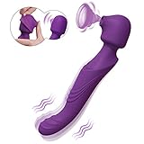 Clitoral Sucking Vibrator G Spot Stimulation with 10 Suction & Vibration Patterns, Rechargeable Clit Stimulator with 10 Pulsating Modes, Silicone Sex Toys for Women and Couples