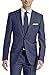 Calvin Klein Men's Slim Fit Suit Separates, Solid Medium Blue, 42 Long