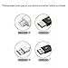 TITACUTE USB Type C Cable, Short Type C Cable 1FT Durable Nylon Braided Cords Fast Charge USB 3.0 Data Sync