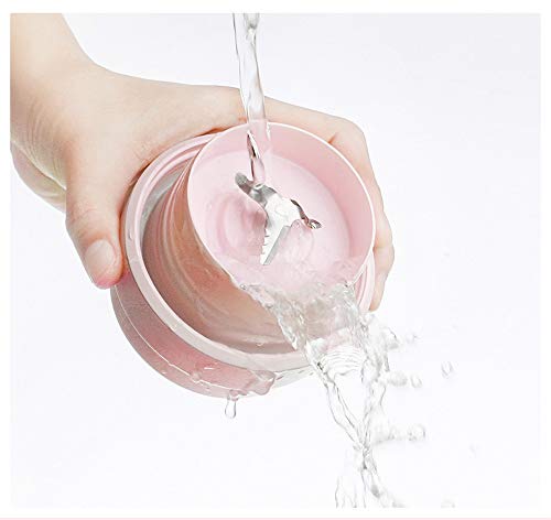 DJG Personal Glass Smoothie Mixer, Star Fruit Cup Lemon Juice Cup Electric Stirring Mini Millet Portable with Small Fruit Juicer - Thumbnail 6
