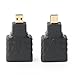 Postta Micro HDMI Adapter(2 Pack) Male to Female Gold Plated HDMI Connector