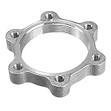ADEDS 6 Bolt Bicycle Freewheel Threaded Hubs Disk Bike Disc Brake Rotor Flange Adapter (48mm)
