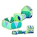 Truedays 3 in 1 Green Play House Kids Adventure Play Tent Indoor Outdoor Tunnel Pool