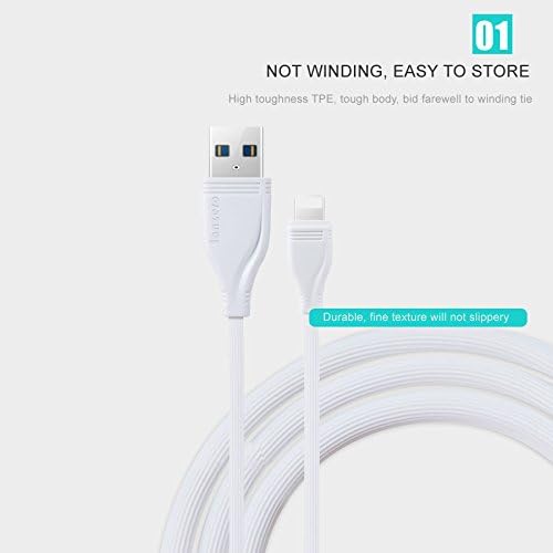 iphone White Charger Cables Flash data 1M Lightning to Sync Charging/USB High Speed Data Cable For ipod, ipad, ipad mini, iphone 5/5S/5C, iphone 6/6Plus, iphone 7/7Plus ,iphone X ¡­