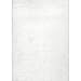 nuLOOM Gynel Contemporary Shag Area Rug, 8x10, Snow White