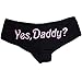 Hoter Women Yes Daddy Sexy Panties Letter Print Underwear Knicker 4 Colors S-XL
