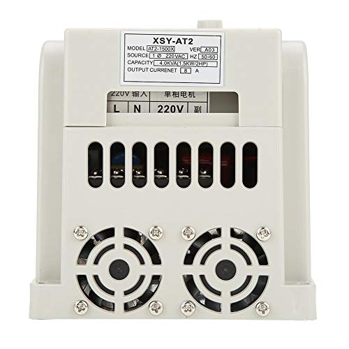 Variable Frequency Drive ,220VAC Variable Frequency Drive VFD Speed Controller for Single-Phase 1.5kW AC Motor
