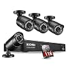 ZOSI 1080p H.265+ PoE Home Security Camera System Outdoor Indoor,8CH 5MP PoE NVR Recorder and (4) 1080p Surveillance…