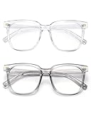 PANNER Oversized Square Blue Light Blocking Glasses