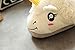 Kids Plush Unicorn Slippers Girls Cute Warm Indoor Anti Slip Loafers Cozy Animal Slippers White