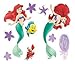 Blue Mountain Wallcoverings GAPP1816 Little Mermaid Self-Stick Room Appliqués