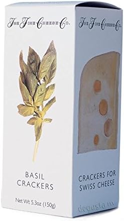 Crackers Albahaca 150gr. The Fine Cheese Co. 12un.