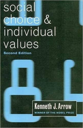 Social Choice And Individual Values Second Edition Cowles - 