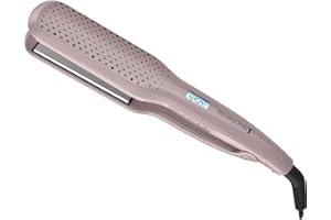 Remington Wet2Straight Hair Straightener / Flat Iron, 450°F Salon High Heat, 1 3/4" Inch plates, Mauve