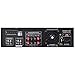 Home Audio Power Amplifier System – 300W 4 Channel Theater Power Stereo Sound Receiver Box Entertainment w/ USB, RCA, AUX, Mic w/ Echo, LED, Remote – For Speaker, iPhone, PA, Studio Use – Pyle PT390AUthumb 2