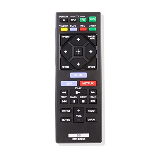 New rmt-b126a replacement remote control fit for sony blu-ray bd …