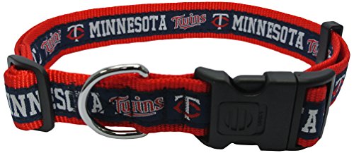 MLB MINNESOTA TWINS Dog Collar, X-Large