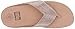 FitFlop Women's Crystall Sandal, Metallic Rose Gold, 7 M US