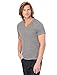 Alternative Men's Boss V-Neck T-Shirt, Grey, Large