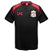 Liverpool FC Official Football Gift Mens Poly Training Kit T-Shirt Black XL
