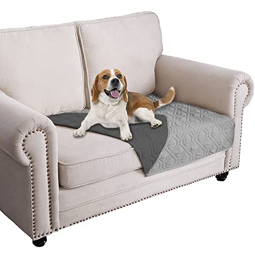 Ameritex Wasserdichter Hundebettbezug für Möbel, Bett, Couch, Sofa, wendbar