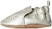 Robeez Girls' Soft Soles with Bow Back Slip-On Metallic Mist 0-6 Months M US Infant