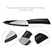 Ceramic Chef Knife, CUSIBOX Ultra Sharp Professional 6-Inch Ceramic Kitchen Chef's Knife with Sheath Cover (Black)