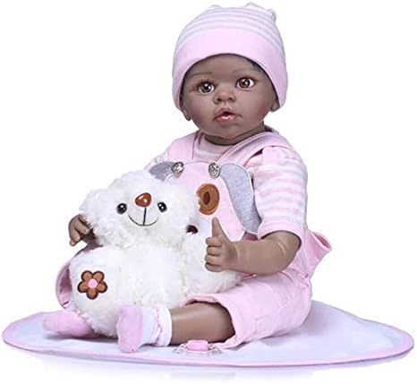 Amazon Co Jp 生まれ変わった赤ちゃん人形トーダー22 55cm全身シリコンリアルな生まれ変わった赤ちゃん黒い肌子供のための赤ちゃん人形風呂のようにリアル子供のためのクリスマスのおもちゃ年齢3 ホーム キッチン