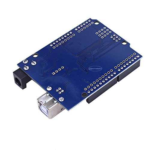 UNO R3 ATmega328P CH340 Development Board Compatible UNO R3 IDE Develope Kit Microcontroller Without USB Cable Straight Pin Header 2.54mm Pitch Robot Parts - Thumbnail 3