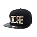 Coromose Fashion Cool Adjustable Snapback Hip-hop Baseball Cap Hat Unisex (Black)