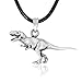 Dan's Jewelers T-Rex Dinosaur Pendant Necklace, Fine Pewter Jewelry