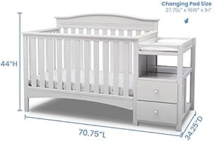 delta children birkley convertible crib n changer
