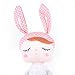 2 Pcs Me Too Sleeping Angela Girl Plush Dress Bunny Rabbit Toys Easter Gifts Dolls 12inch + Gift Bag