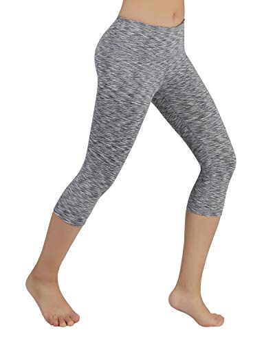 image for ODODOS Power Flex Yoga Capris Tummy Control Workout Non See-Through Pa